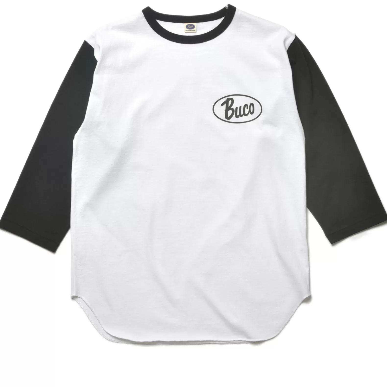 T-shirts<The Real McCoy's BUCO BASEBALL TEE / OVAL LOGO WHITE