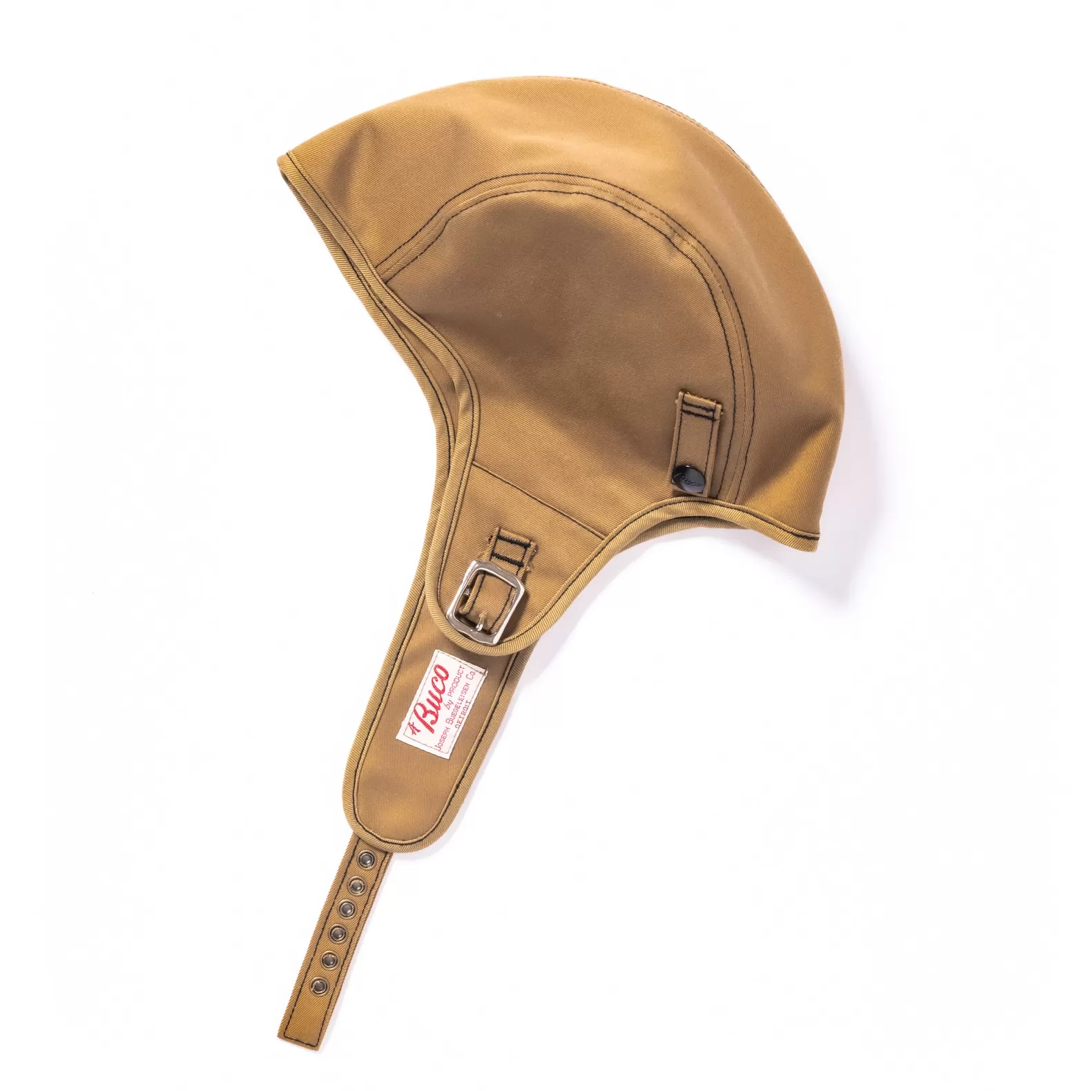 Hats<The Real McCoy's BUCO COTTON-TWILL RIDER’S HELMET KHAKI