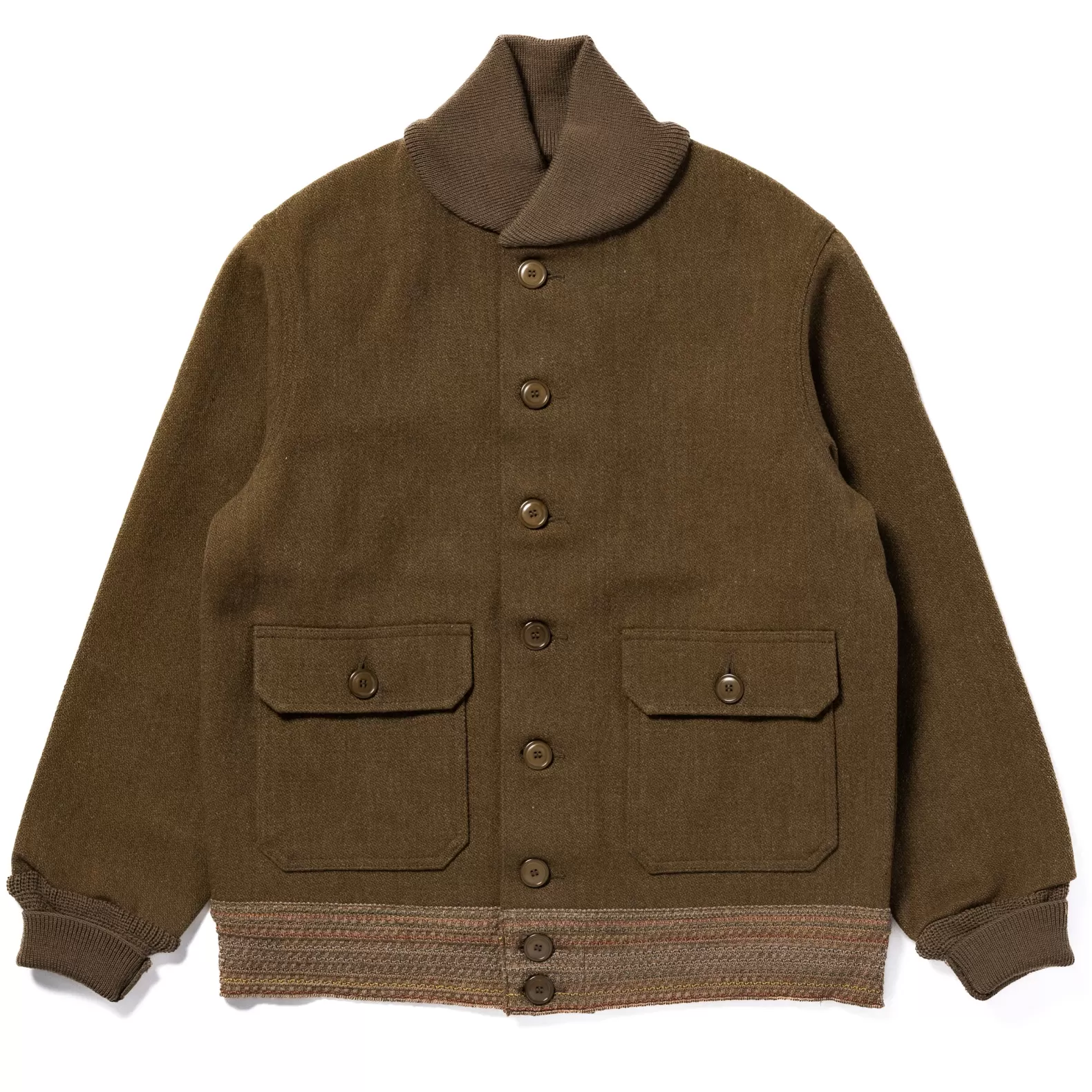 Military<The Real McCoy's C.C.C. WOOL JACKET / OLIVE