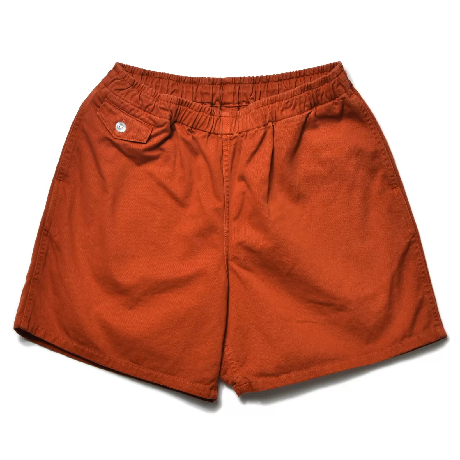 Shorts<The Real McCoy's COTTON DRILL SWIM SHORTS (OVER-DYED) BRICKRED