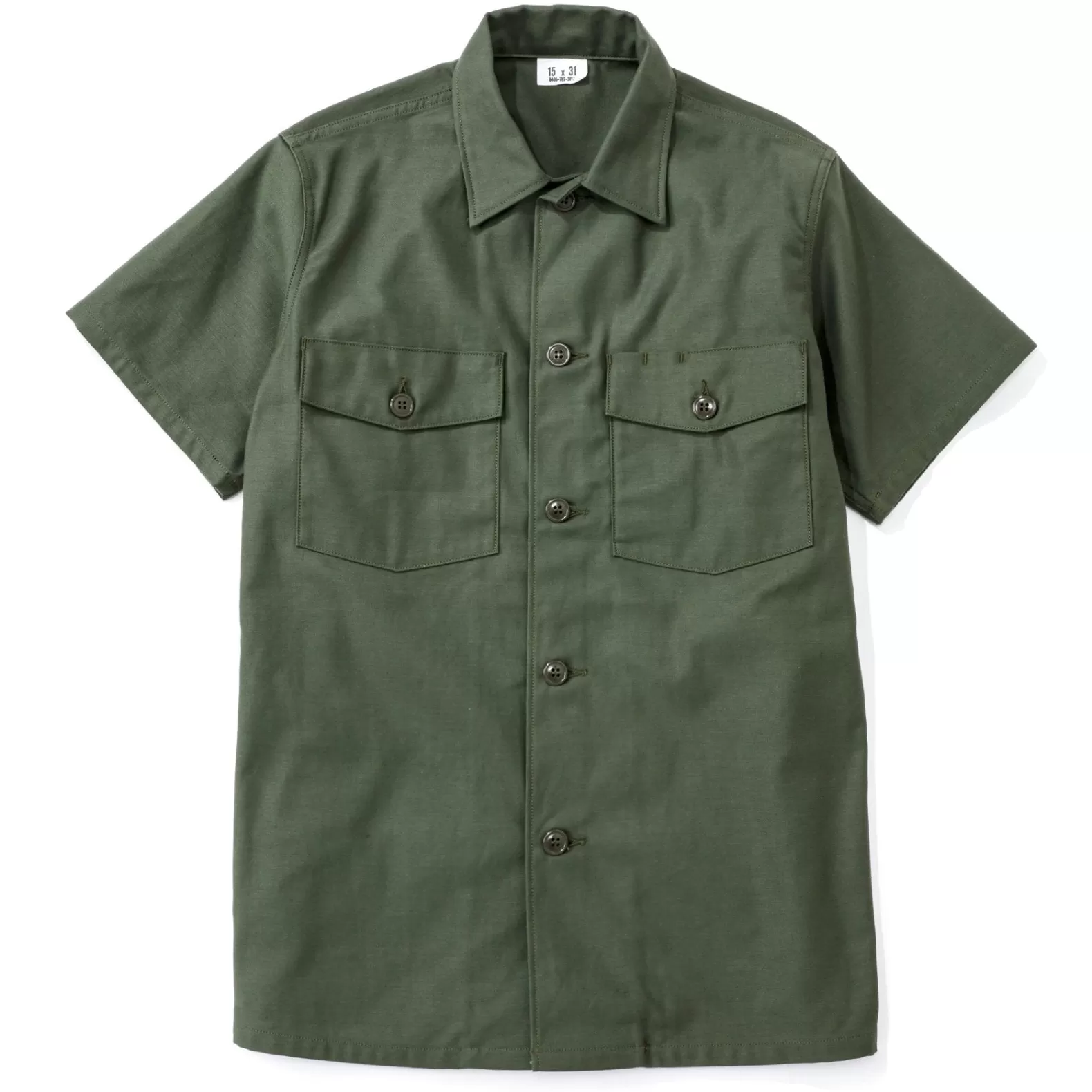 Shirts<The Real McCoy's COTTON SATEEN SHIRT S/S OG