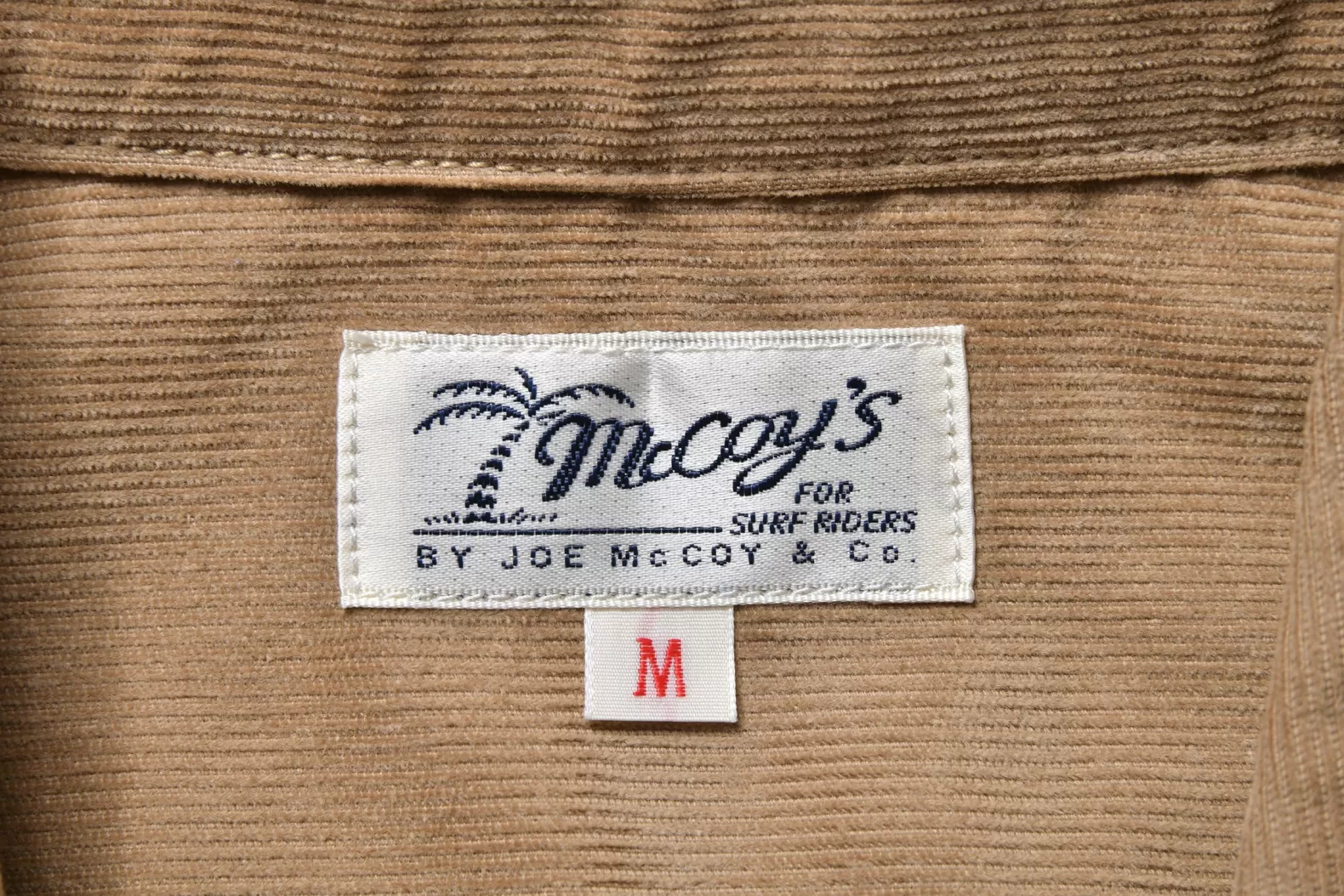 Shirts<The Real McCoy's OPEN COLLAR RESORT S/S SHIRT / SUMMER CORDUROY BEIGE