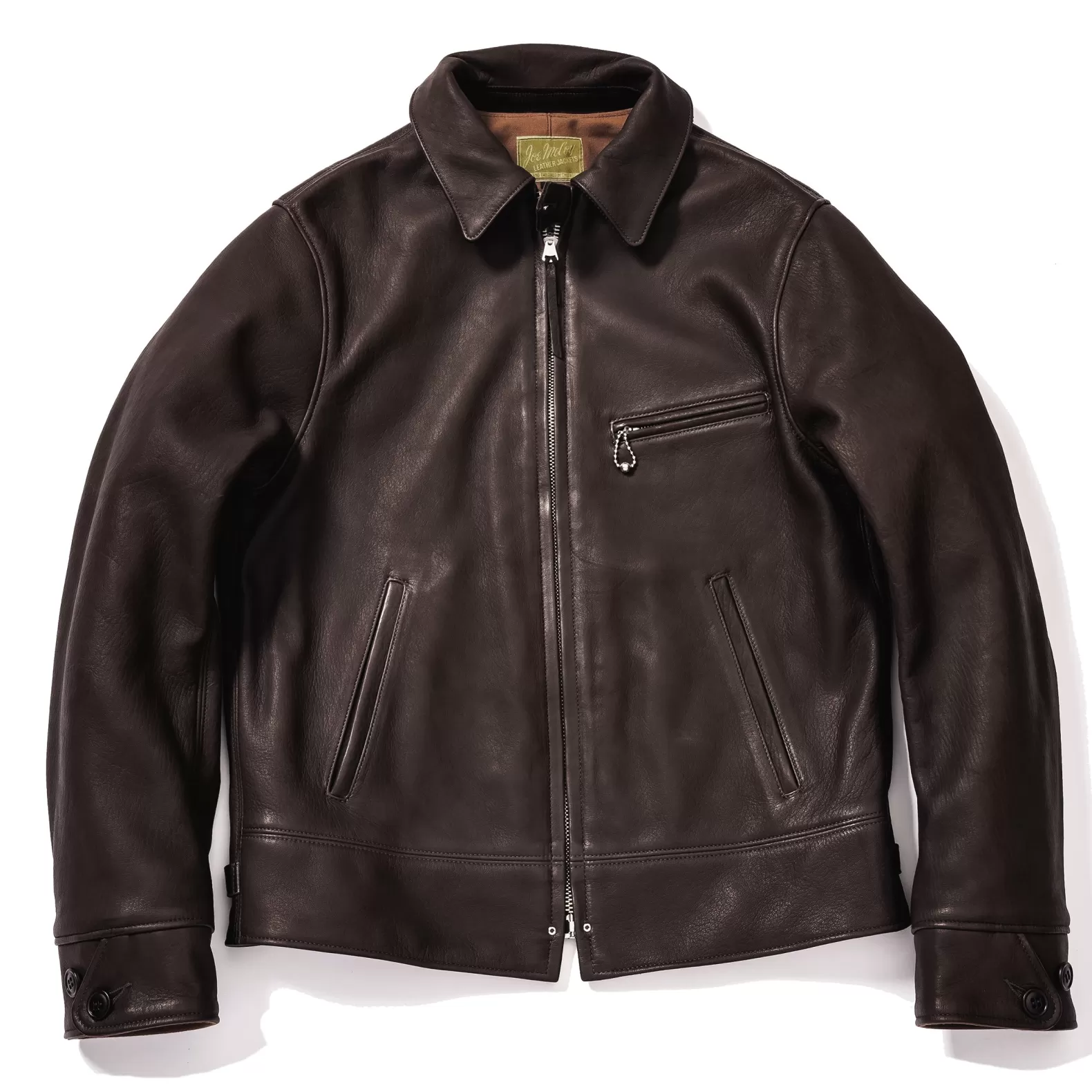 Leather<The Real McCoy's 30s LEATHER SPORTS JACKET / FREEMAN (DEERSKIN) Brown