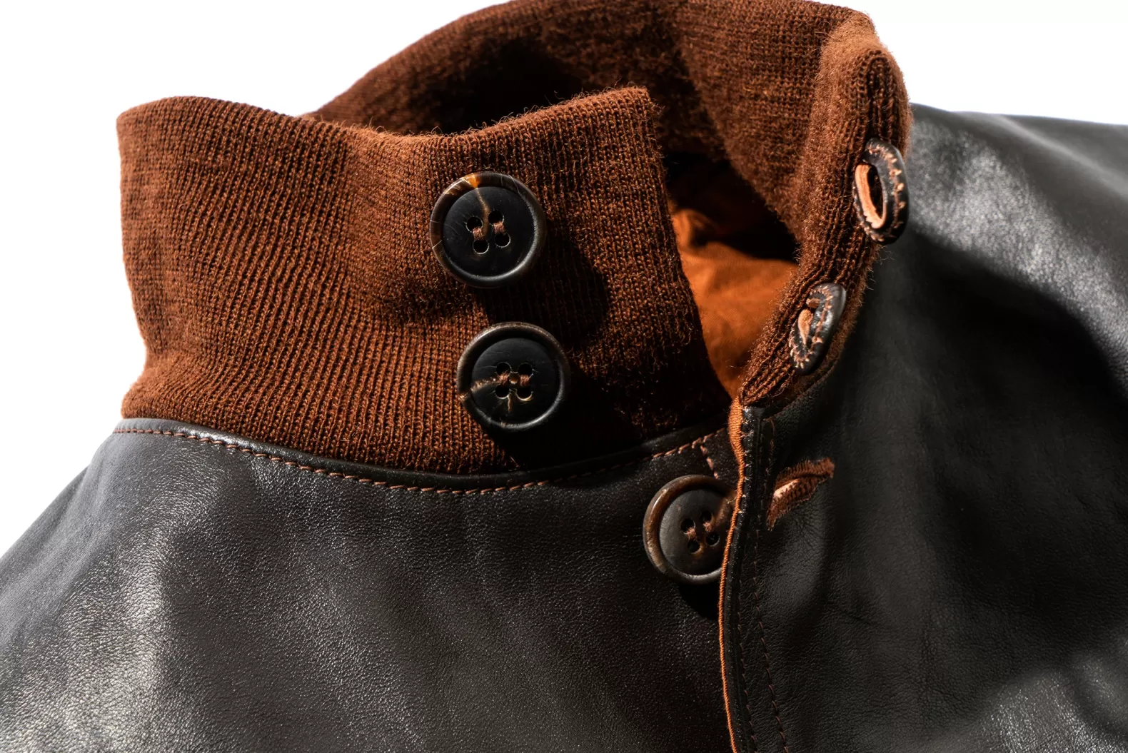 Military | Leather<The Real McCoy's TYPE A-1 REAL McCOY MFG. CO. SealBrown