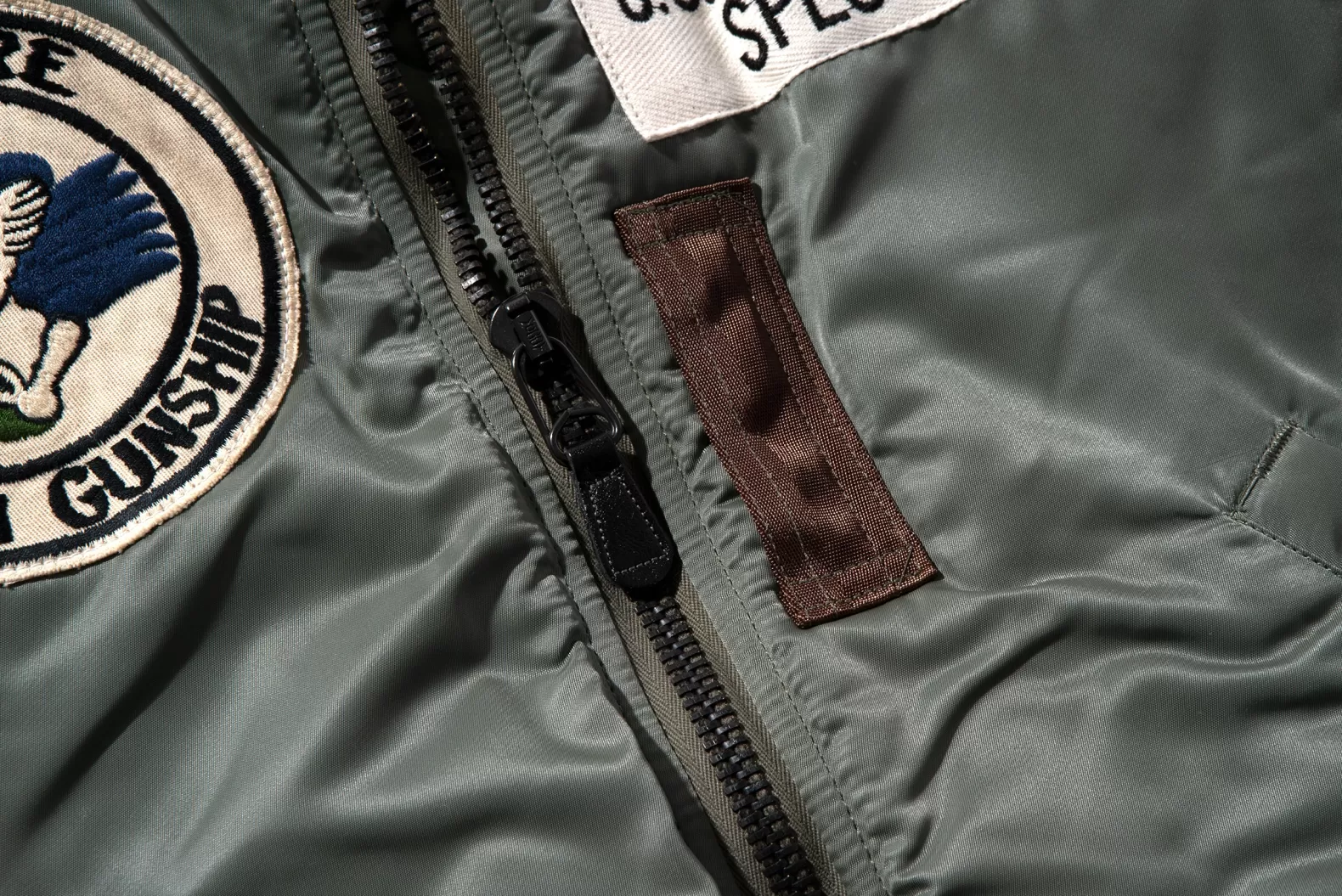 Military<The Real McCoy's TYPE MA-1 / LAOSIAN HIGHWAY PATROL Olive