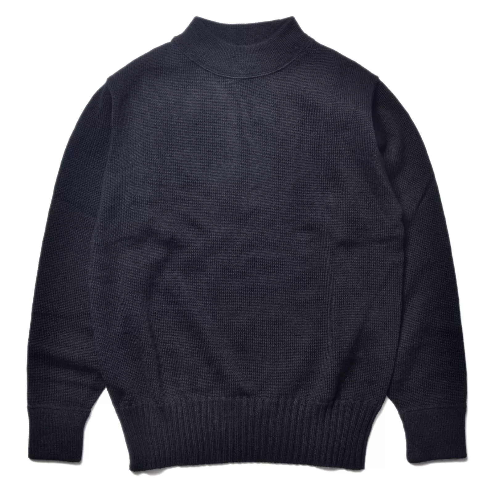 Knitwear<The Real McCoy's USN WOOL JERSEY Navy